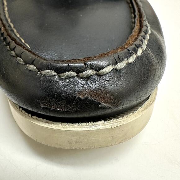 Oak Street Bootmakers Boat Shoe Navy Chromexcel Leather Men's Size 9 - Picture 12 of 12